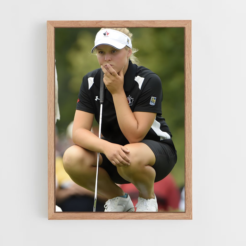 Poster Brooke henderson – affiche Golf (vue 4)